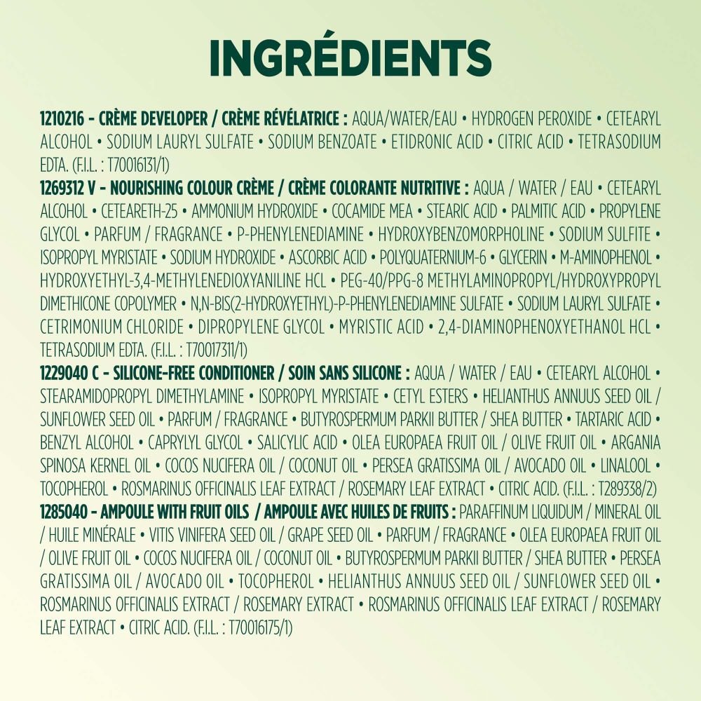 WFP 755029 ULTRA CREME 20 INGREDIENTS FR
